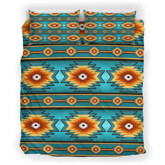 WelcomeNative Native Pattern Bed Bedding Set, 3D Bedding Set, All Over Print, Native American