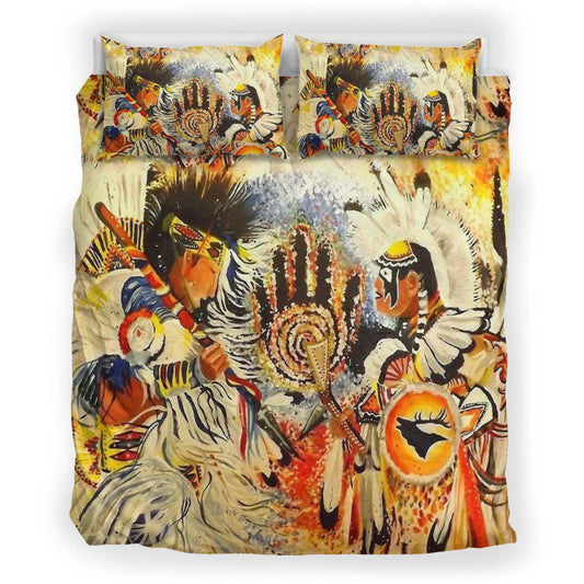 WelcomeNative Native Bright Colors Bedding Set, 3D Bedding Set, All Over Print, Native American