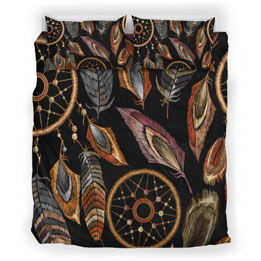 WelcomeNative Native Dreamcatcher Bedding Set, 3D Bedding Set, All Over Print, Native American