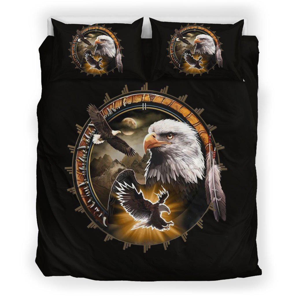WelcomeNative Dreamcatcher Eagle Hoodie Dress, 3D Hoodie Dress,All Over Print Hoodie Dress