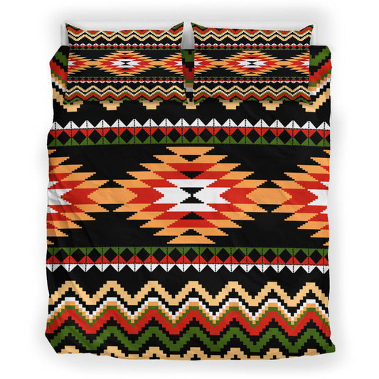 WelcomeNative Color Motifs Bedding Set, 3D Bedding Set, All Over Print, Native American