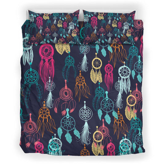 WelcomeNative Color Dreamcatcher Bedding Set, 3D Bedding Set, All Over Print, Native American