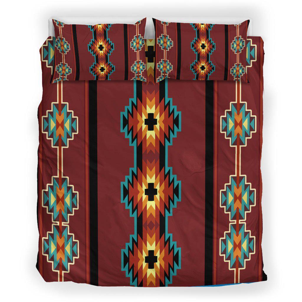 WelcomeNative Brown Native Pattern 3D Dream Cloak, All Over Print Dream Cloak, Native American