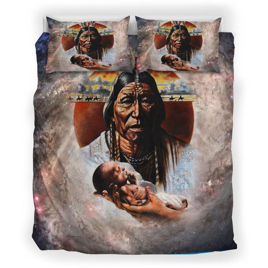 WelcomeNative Native Child Bedding Set, 3D Bedding Set, All Over Print, Native American
