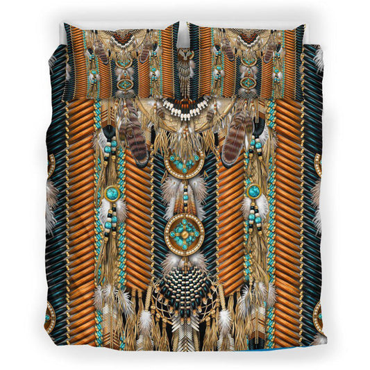 WelcomeNative Native Feather Bedding Set, 3D Bedding Set, All Over Print, Native American