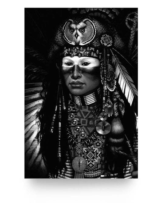 WelcomeNative Original Native Poster, 3D Poster, All Over Print Poster, Native American