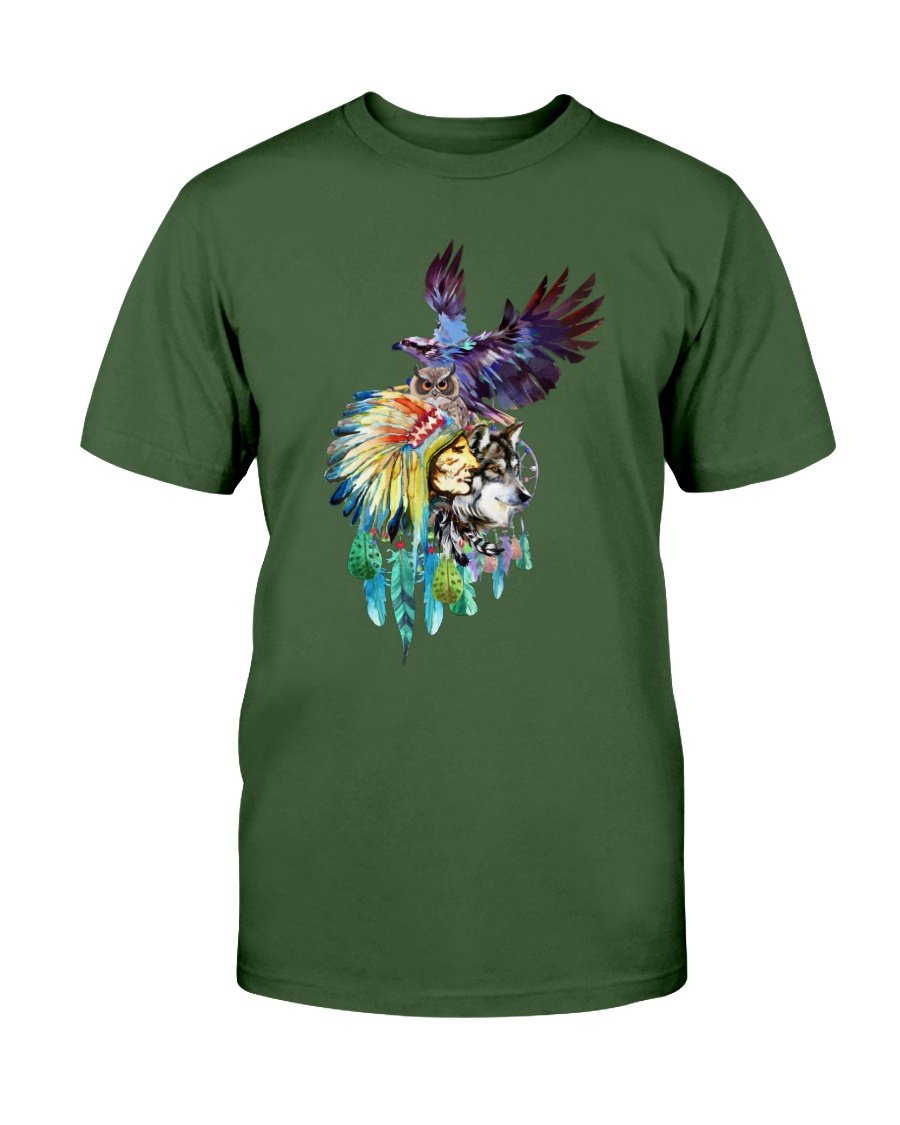 WelcomeNative Peacock T Shirt, Native Ameirican Shirt