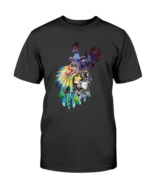 WelcomeNative Peacock T Shirt, Native American Shirt