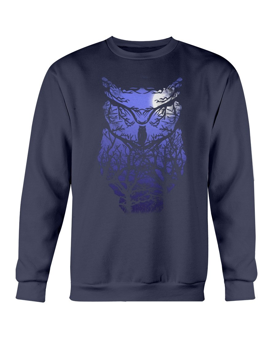WelcomeNative Blue Owl T Shirt, Native American Shirt