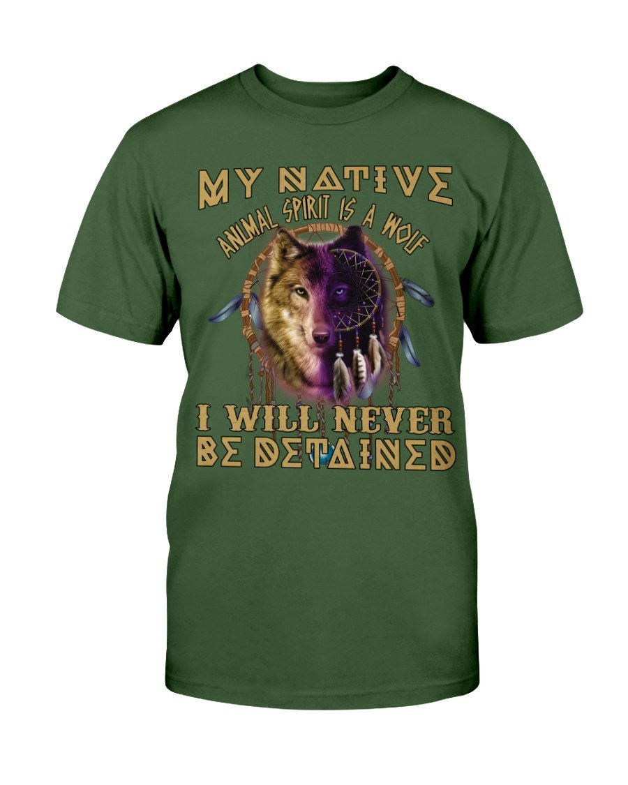WelcomeNative Wild Wolf T Shirt, Native American Shirt