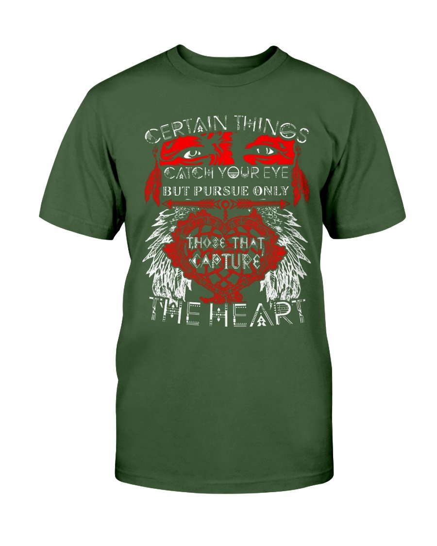 WelcomeNative Capture The Heart T Shirt, Native American Shirt