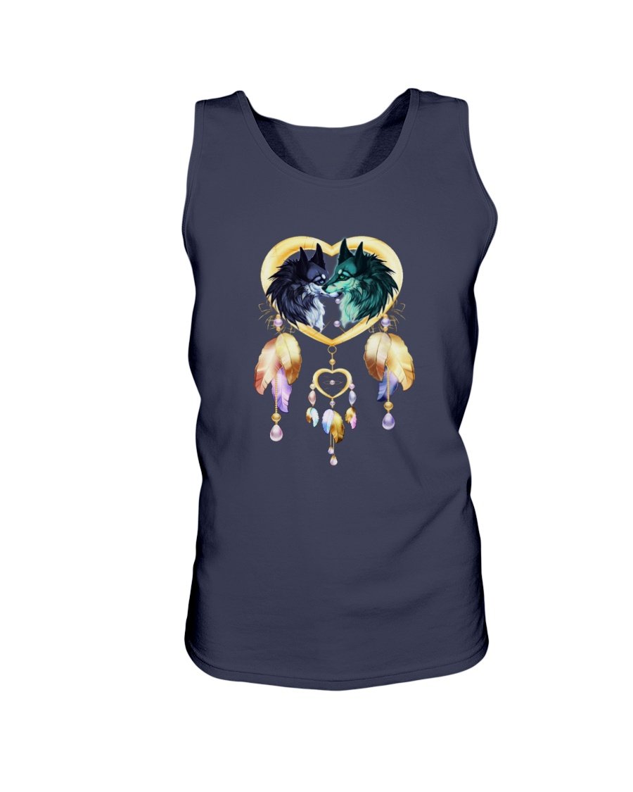 WelcomeNative Wolf's Love T Shirt, Native American Shirt