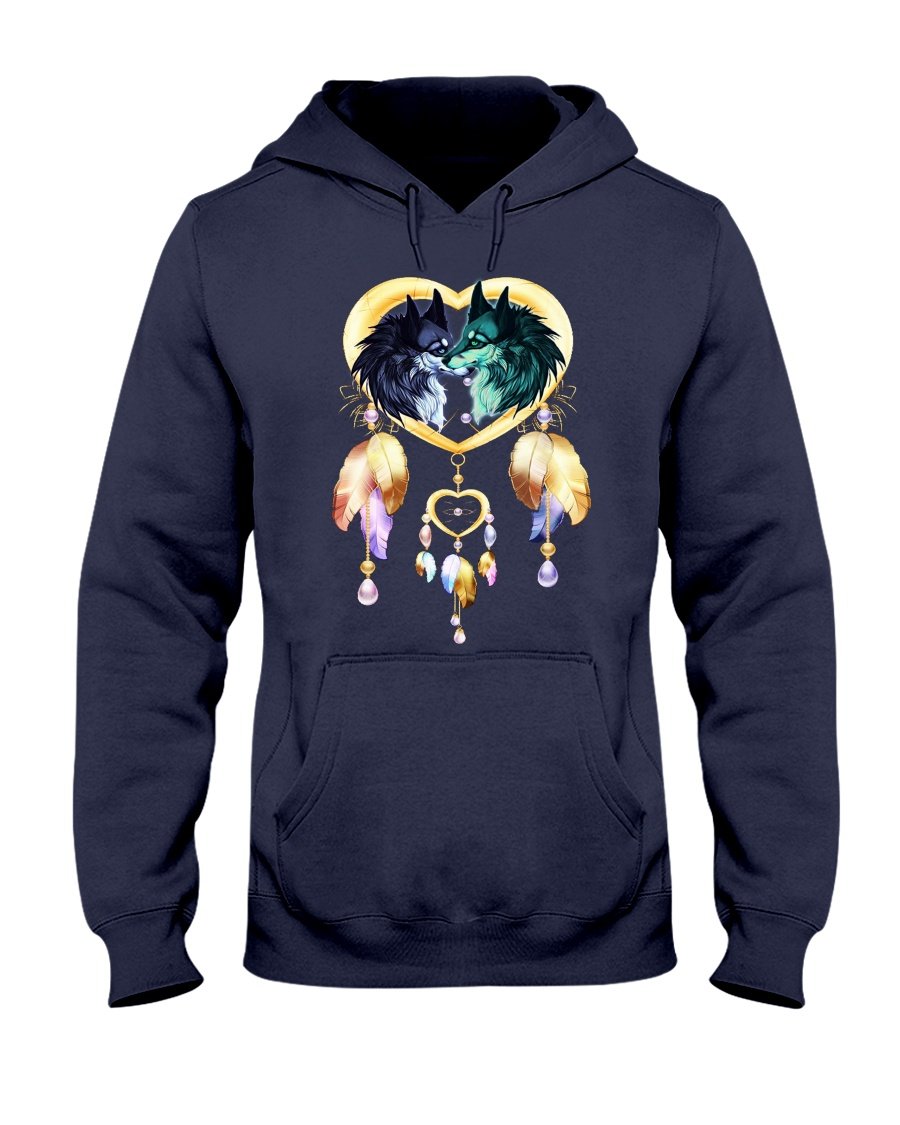WelcomeNative Wolf's Love T Shirt, Native American Shirt
