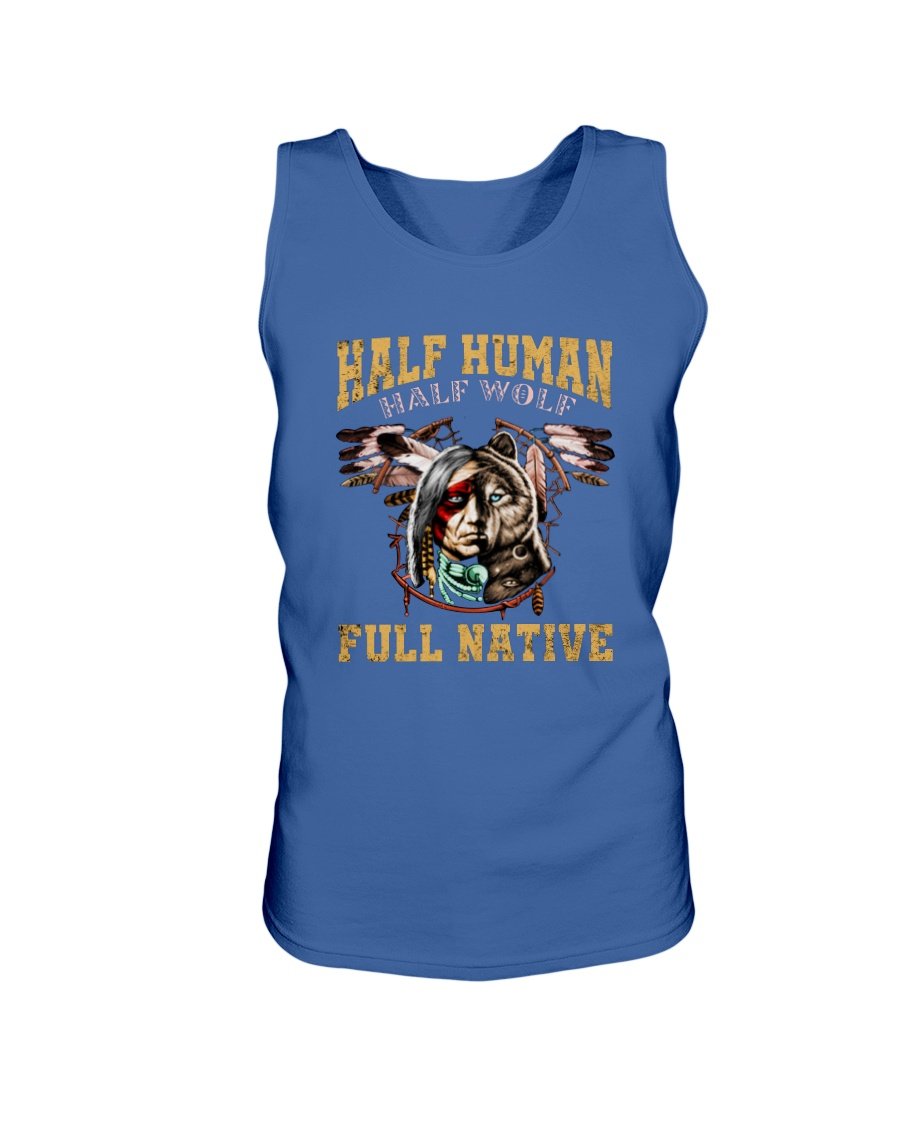 WelcomeNative Half Human T Shirt, Native Ameirican Shirt