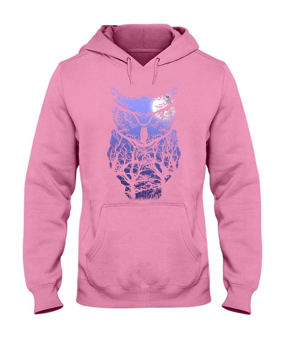 WelcomeNative Blue Owl T Shirt, Native American Shirt