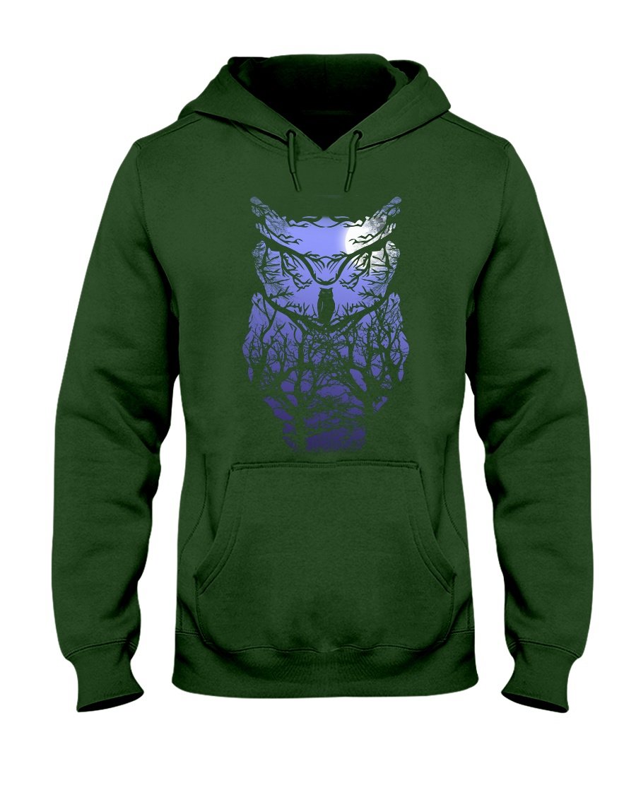 WelcomeNative Blue Owl T Shirt, Native American Shirt