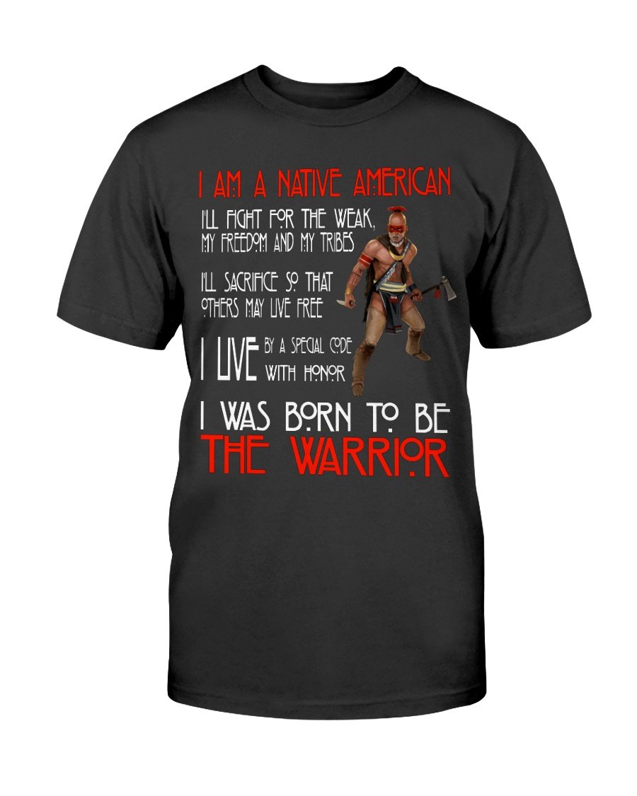 WelcomeNative The Warrior T Shirt, Native American Shirt