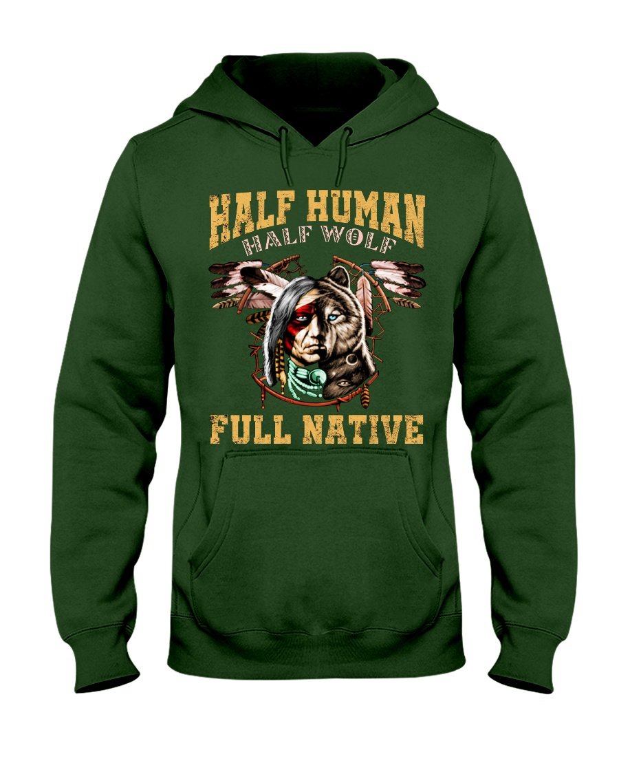 WelcomeNative Half Human T Shirt, Native American Shirt