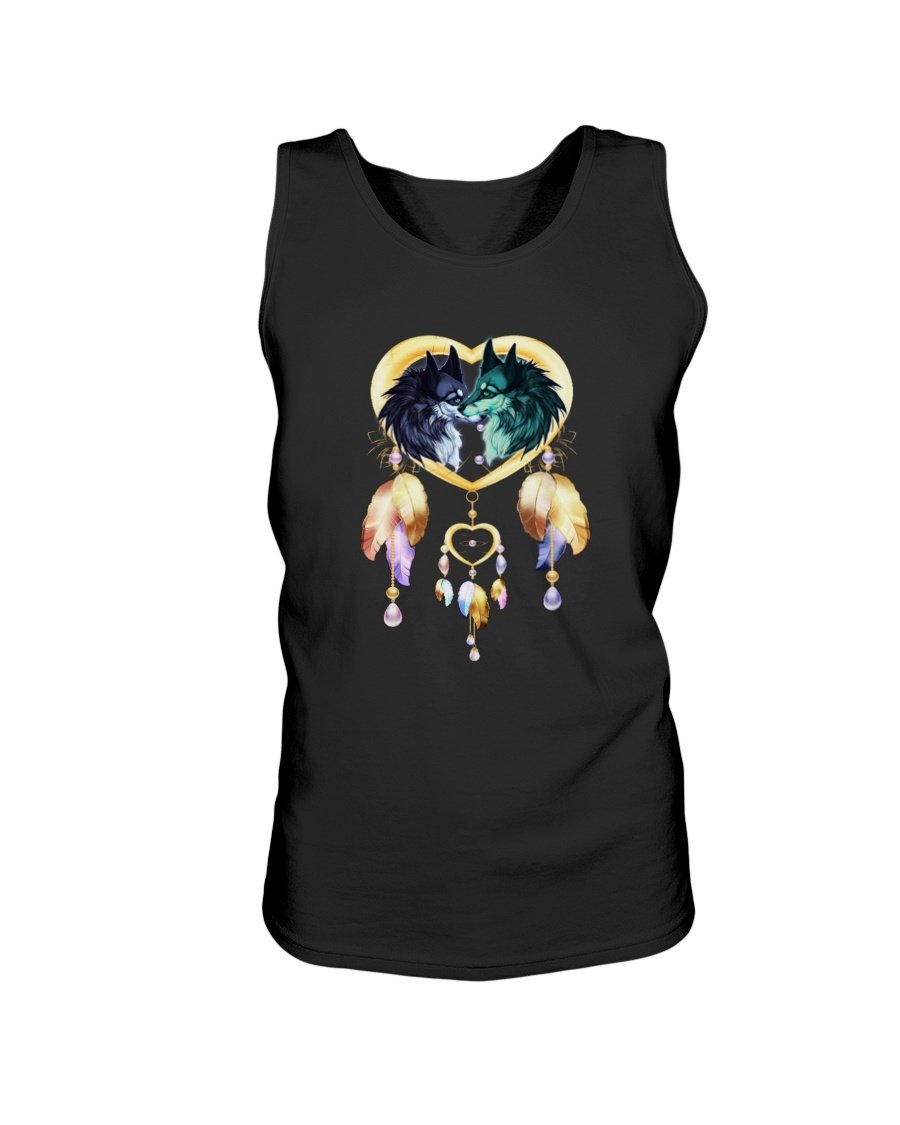WelcomeNative Wolf's Love T Shirt, Native American Shirt