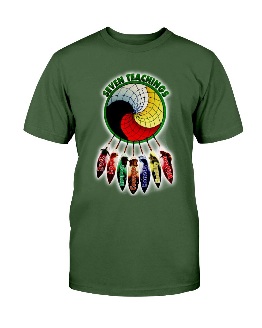 WelcomeNative Seven teaching T Shirt, Native American Shirt