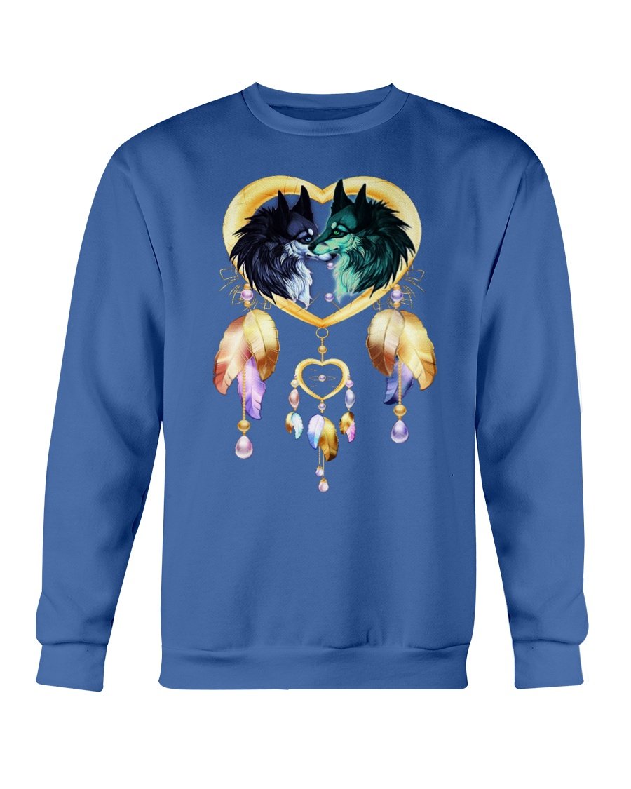 WelcomeNative Wolf's Love T Shirt, Native American Shirt