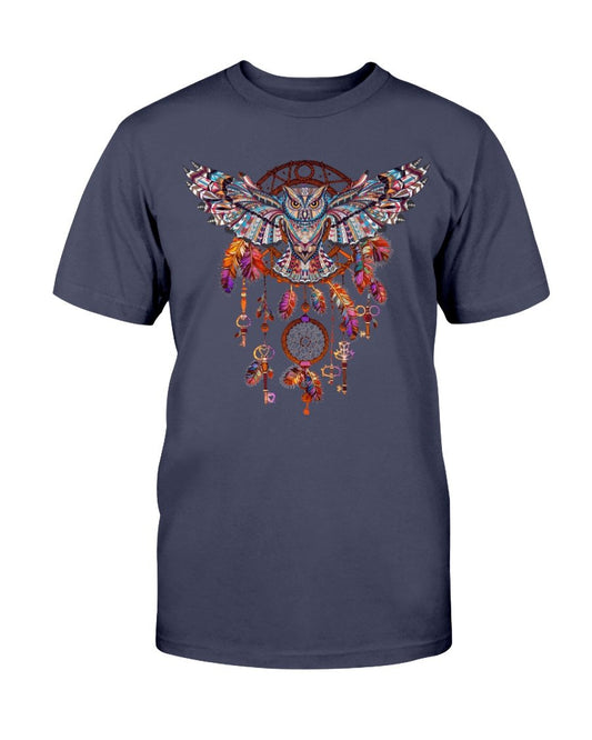 WelcomeNative Dreamcatcher Owl T Shirt, Native Ameirican Shirt