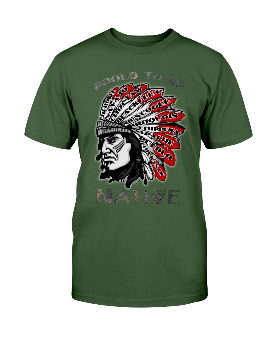 WelcomeNative Headdress Native T Shirt, Native American Shirt