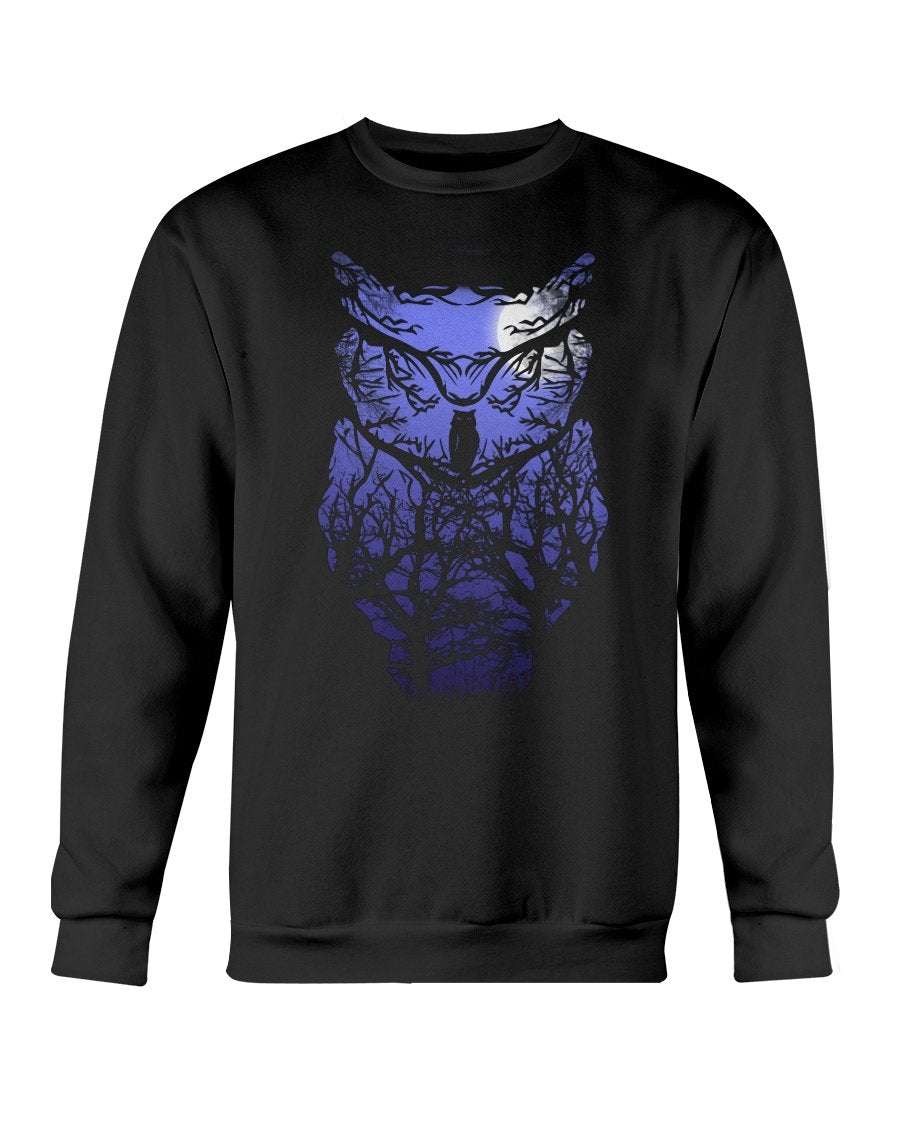 WelcomeNative Blue Owl T Shirt, Native American Shirt