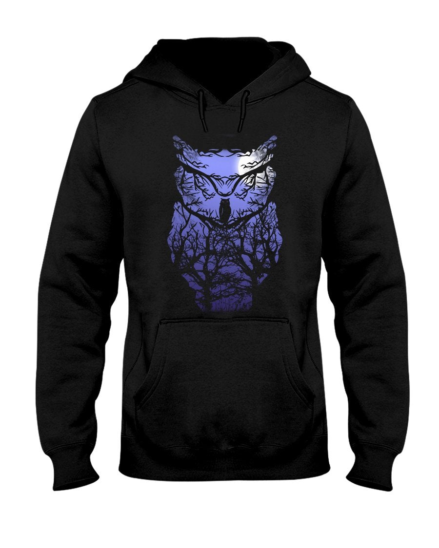 WelcomeNative Blue Owl T Shirt, Native American Shirt
