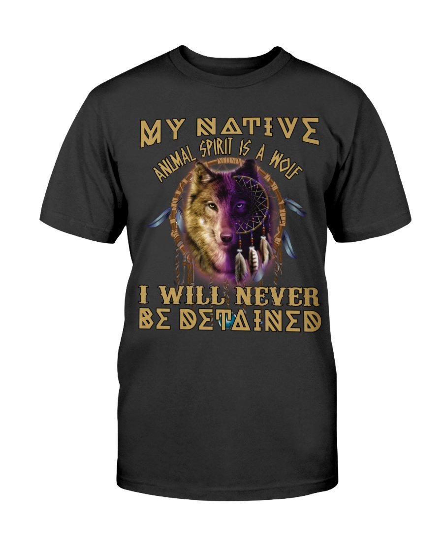 WelcomeNative Wild Wolf T Shirt, Native American Shirt