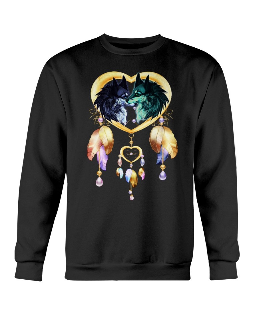WelcomeNative Wolf's Love T Shirt, Native American Shirt