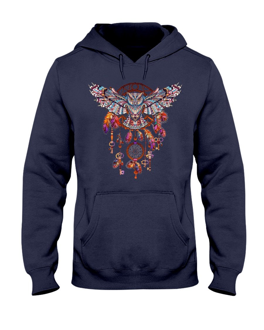 WelcomeNative Dreamcatcher Owl T Shirt, Native Ameirican Shirt