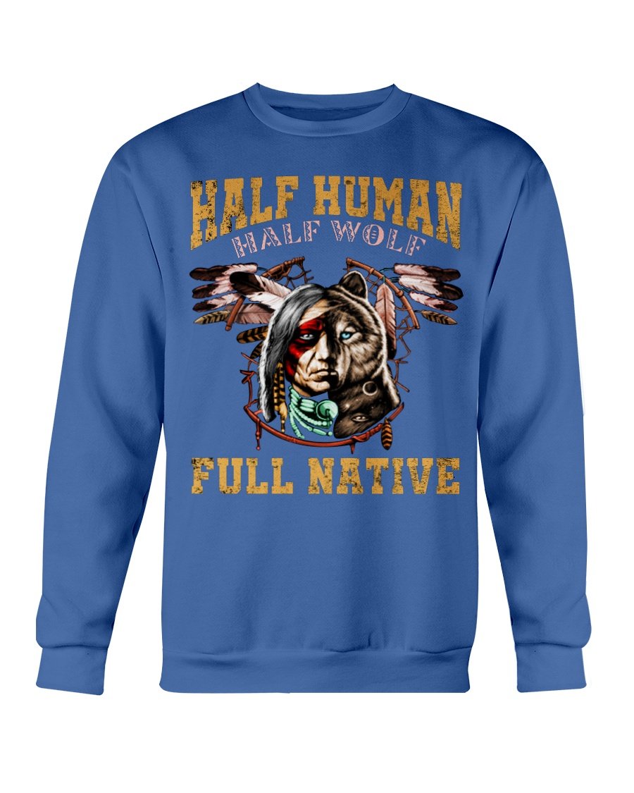 WelcomeNative Half Human T Shirt, Native American Shirt