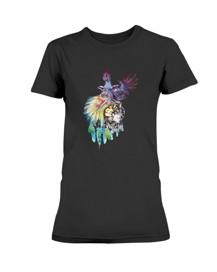 WelcomeNative Peacock T Shirt, Native American Shirt