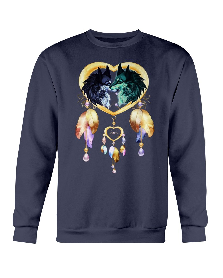 WelcomeNative Wolf's Love T Shirt, Native American Shirt