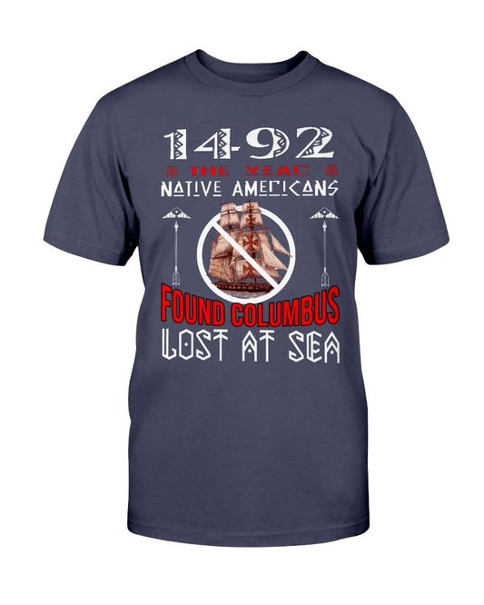 WelcomeNative Columbus T Shirt, Native American Shirt