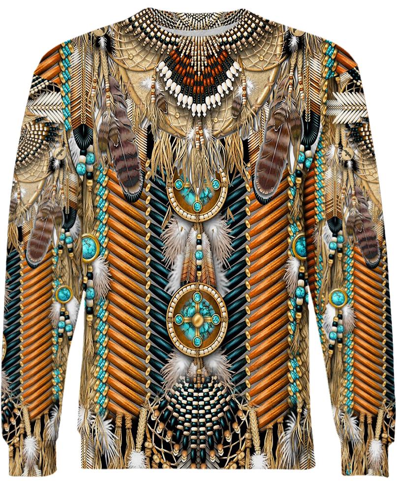 WelcomeNative Native Feather Bedding Set, 3D Bedding Set, All Over Print, Native American