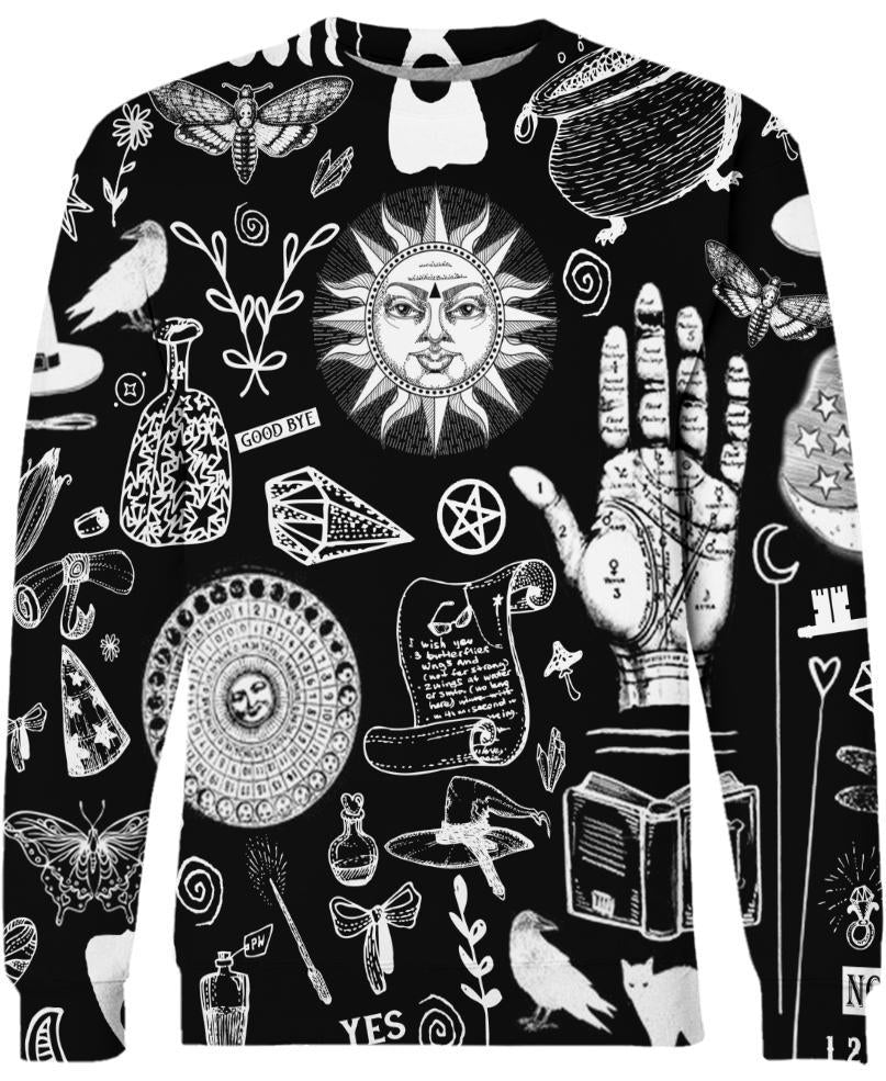 WelcomeNative Pattern Gothic 3D Hoodie, All Over Print Hoodie, Native American