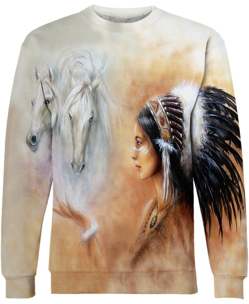 WelcomeNative Native Indian 3D Hoodie, All Over Print Hoodie, Native American