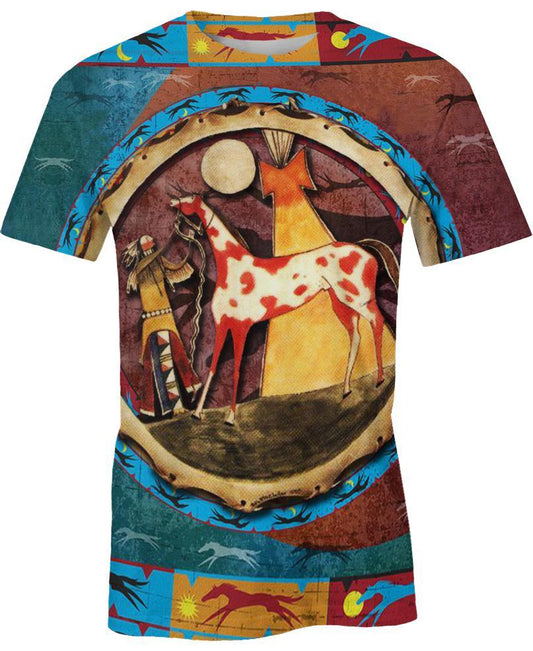 WelcomeNative Horse Native 3D Hoodie, All Over Print Hoodie, Native American