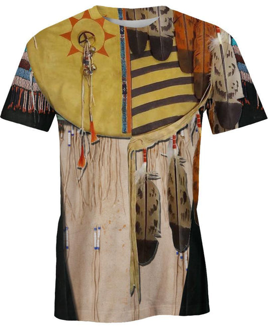 WelcomeNative Native shields 3D Hoodie, All Over Print Hoodie, Native American