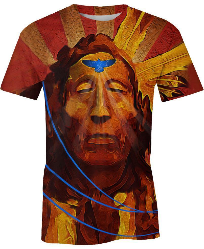 WelcomeNative Native Face 3D Hoodie, All Over Print Hoodie, Native American