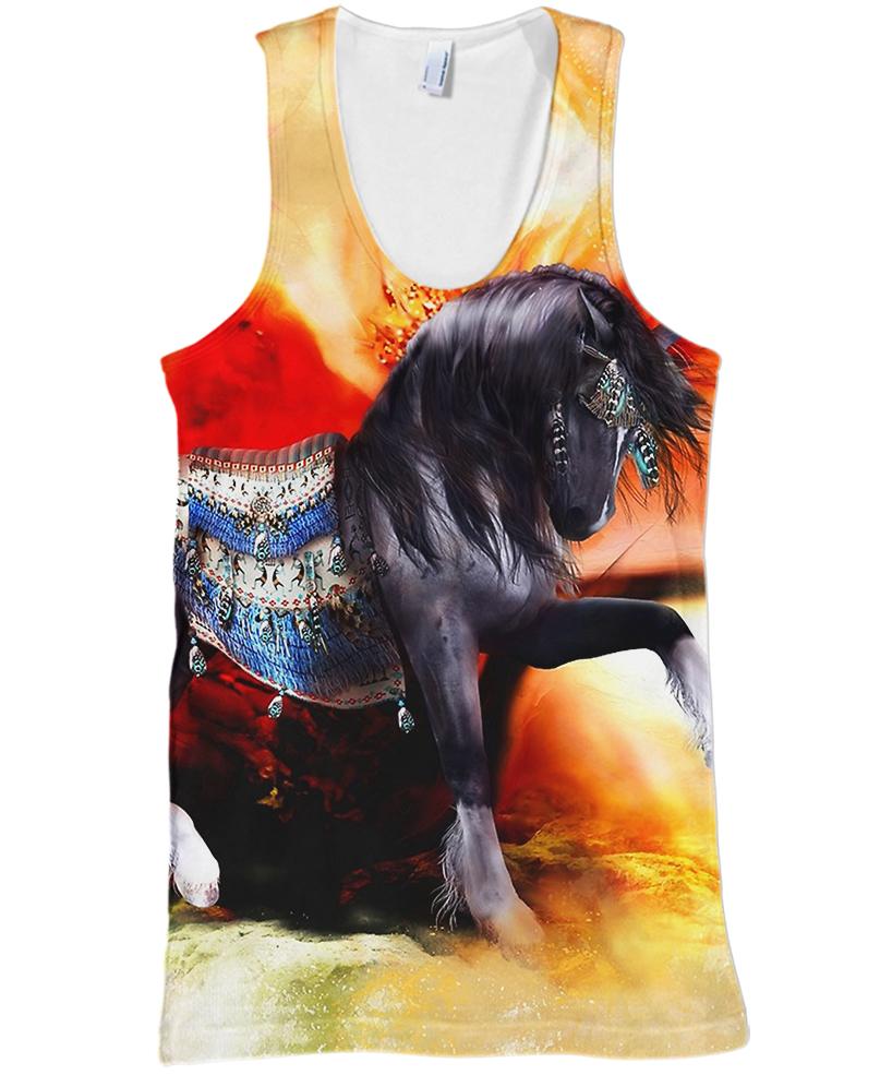 WelcomeNative Native Horse 3D Hoodie, All Over Print Hoodie, Native American