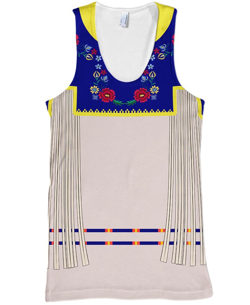 WelcomeNative Native Navy 3D Hoodie, All Over Print Hoodie, Native American