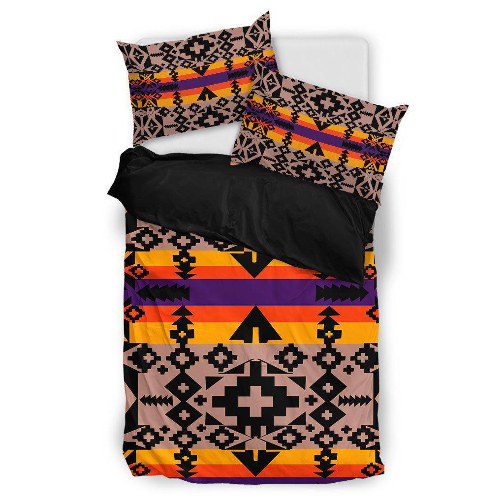 WelcomeNative Native Border Pattern Bedding Set, 3D Bedding Set, All Over Print, Native American