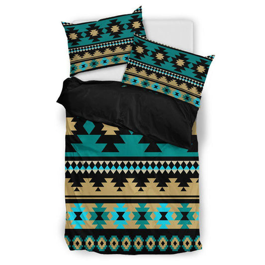 WelcomeNative Native Border Pattern Bedding Set, 3D Bedding Set, All Over Print, Native American