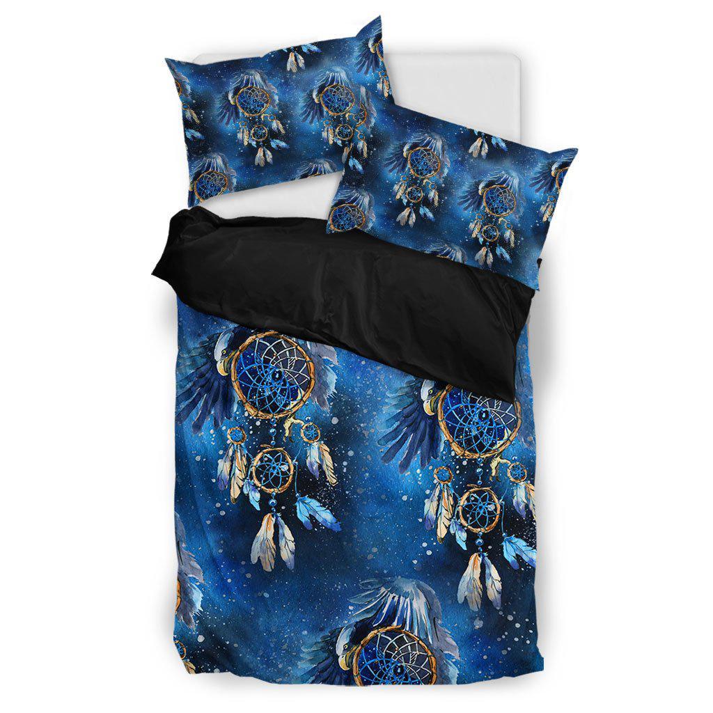 WelcomeNative Blue Native Dream Bedding Set, 3D Bedding Set, All Over Print, Native American