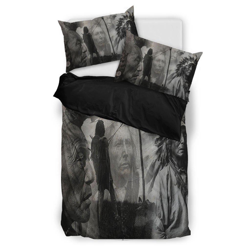 WelcomeNative Black White Native Bedding Set, 3D Bedding Set, All Over Print, Native American