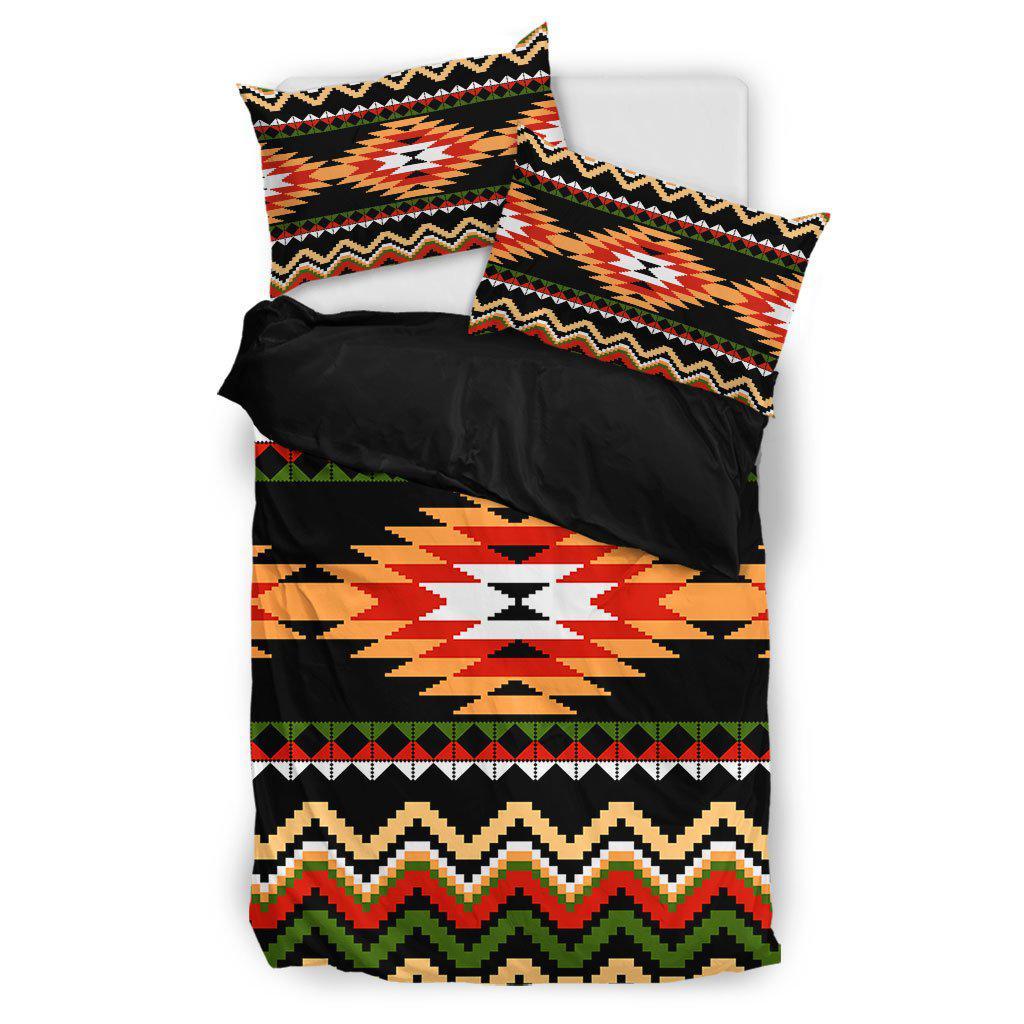 WelcomeNative Color Motifs Bedding Set, 3D Bedding Set, All Over Print, Native American