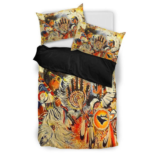 WelcomeNative Native Bright Colors Bedding Set, 3D Bedding Set, All Over Print, Native American